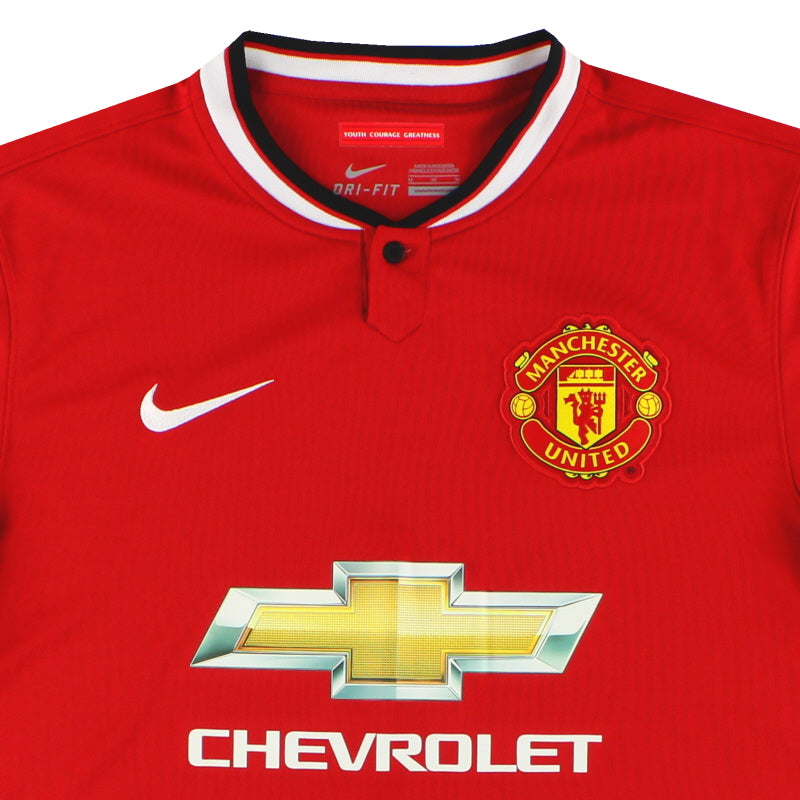 2014-15 Manchester United Nike Home Shirt M 611031-624 | Vintage