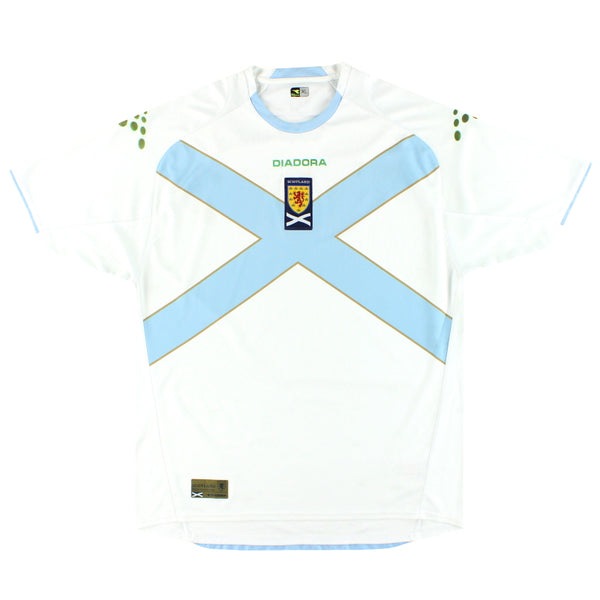 2007-08 Scotland Diadora Away Shirt XL | Vintage Football Shirts