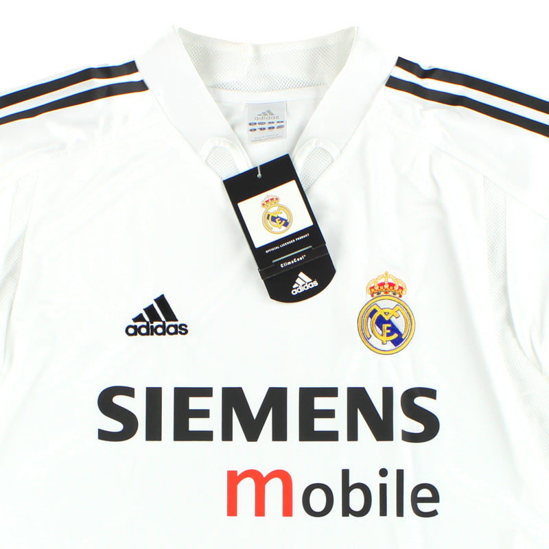 2004-05 Real Madrid adidas Home Shirt*w/tags* 367842 | Vintage