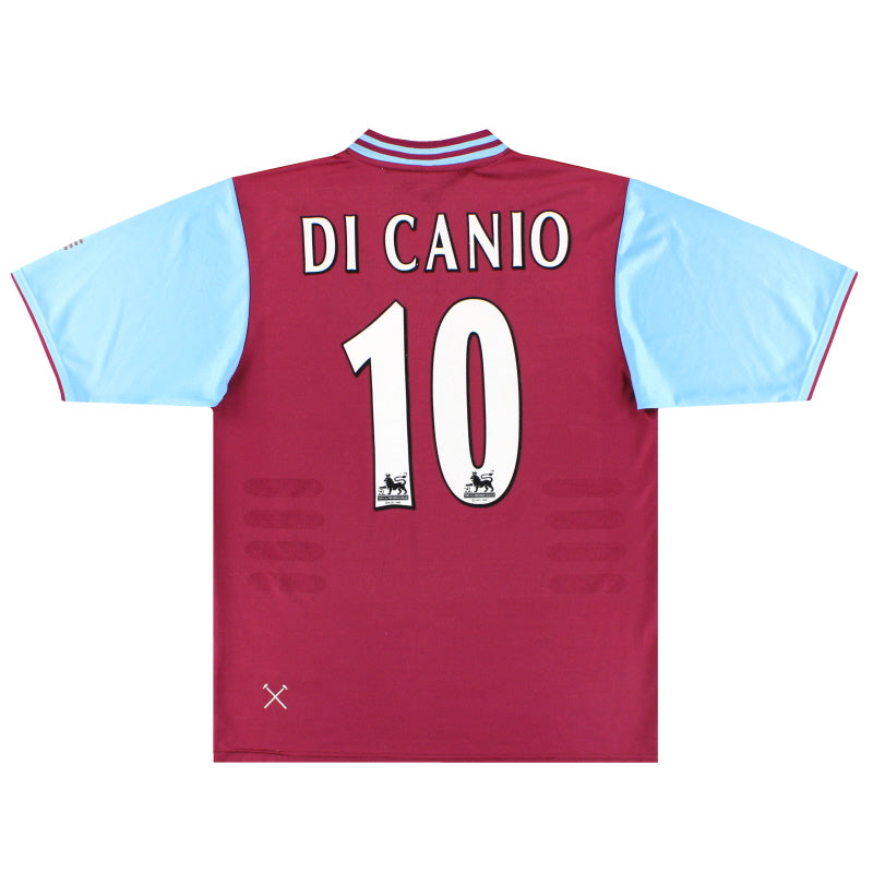 2001-03 West Ham Fila Home Shirt Di Canio #10 L | Vintage Football