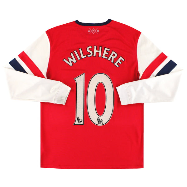 2012-14 Arsenal Nike Home Shirt Wilshere #10 L/S M 479303-620