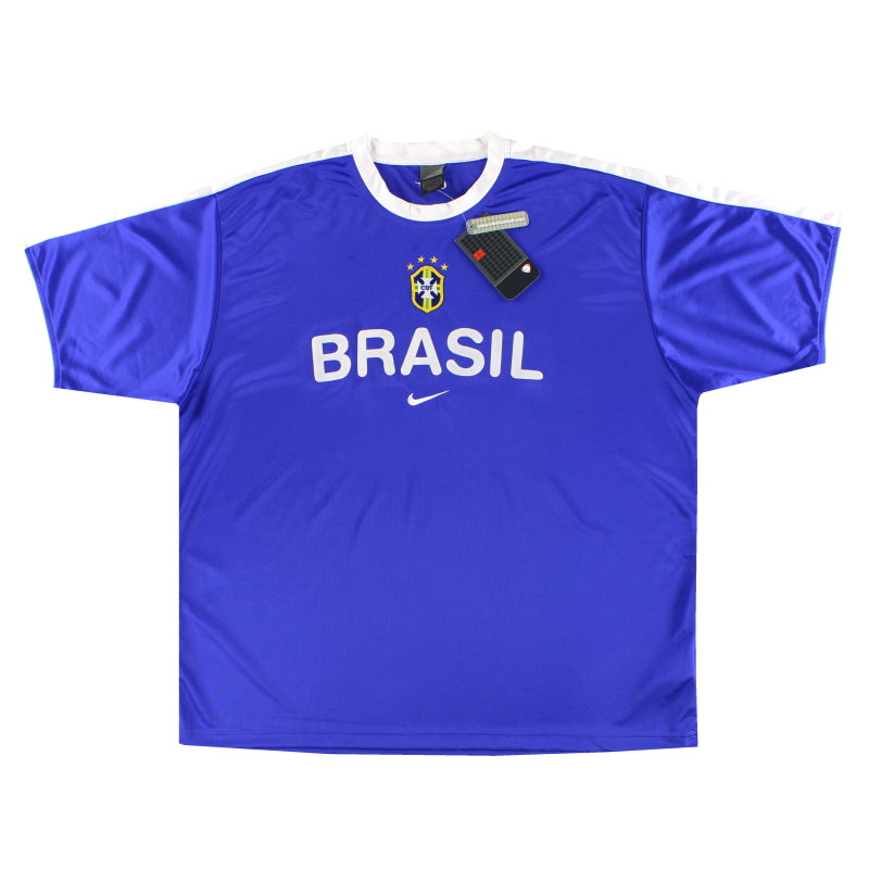 2002-03 Brazil Nike Leisure Tee *w/tags* XXL 182255-110 | Vintage