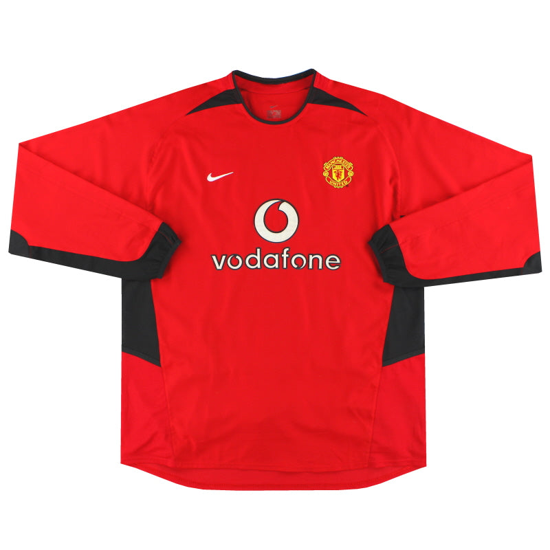 2002-04 Manchester United Nike Home Shirt Giggs #11 L/S XL 184948