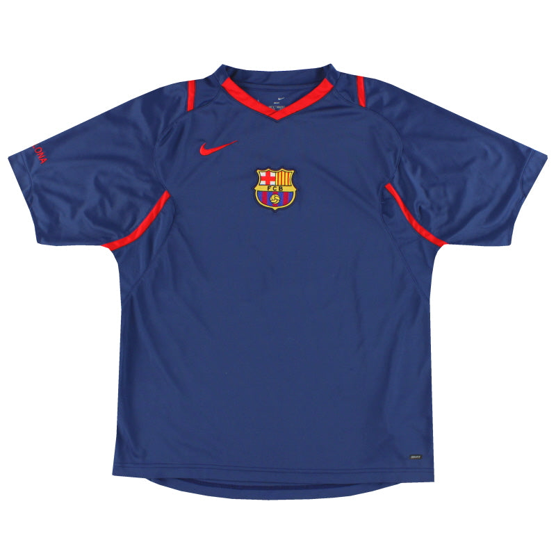 入手困難　00s FC Barcelona ナイキ　トレーニングシャツ 2000s Barcelona Nike Training Shirt M 146988 | Vintage Football Shirts
