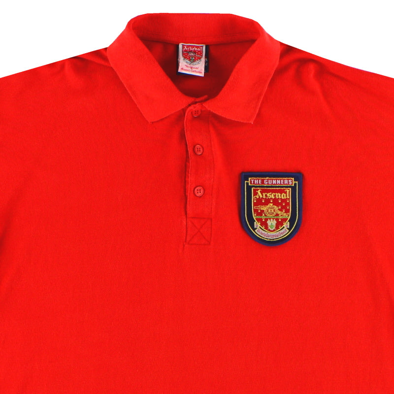 1990's Arsenal Polo Shirt L | Vintage Football Shirts