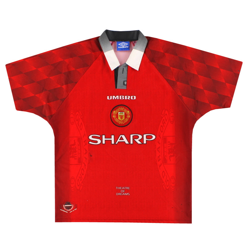 1996-98 Manchester United Umbro Home Shirt Giggs #11 L 734720