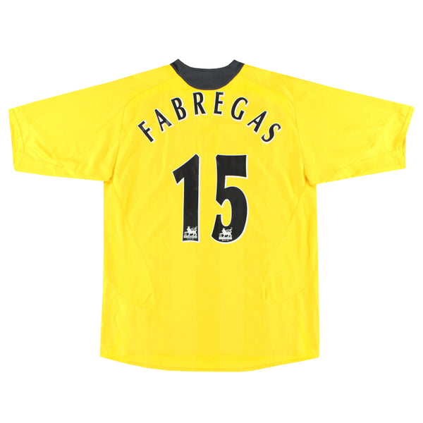 2005-06 Arsenal Nike Away Shirt Fabregas #15 *Mint* L 195581