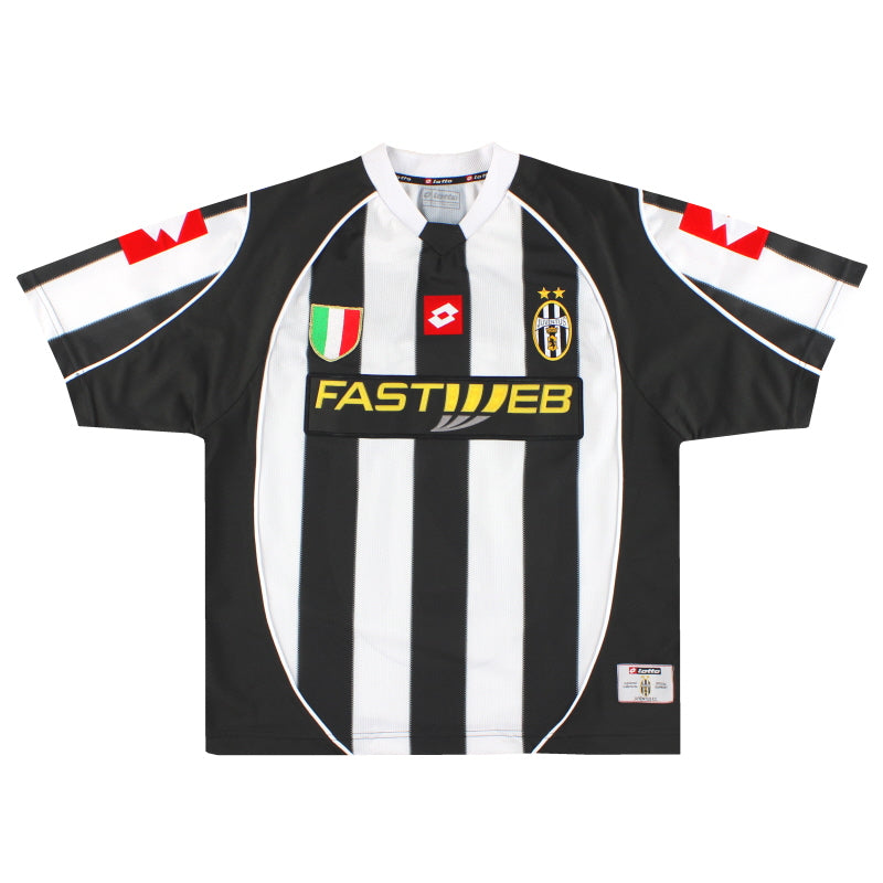 2002-03 Juventus Lotto Home Shirt Pirlo #21 M | Vintage Football