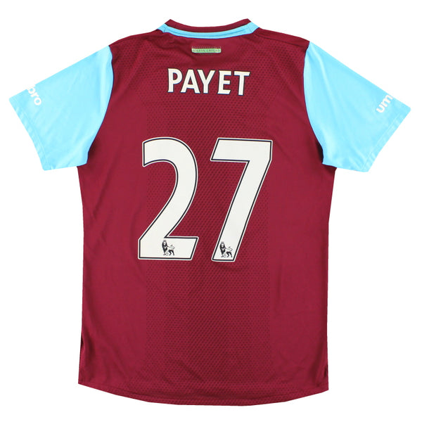 ウェストハム 2015/16 Payet Lサイズ ユニフォーム 2015-16 West Ham Umbro Home Shirt Payet #27 S | Vintage Football
