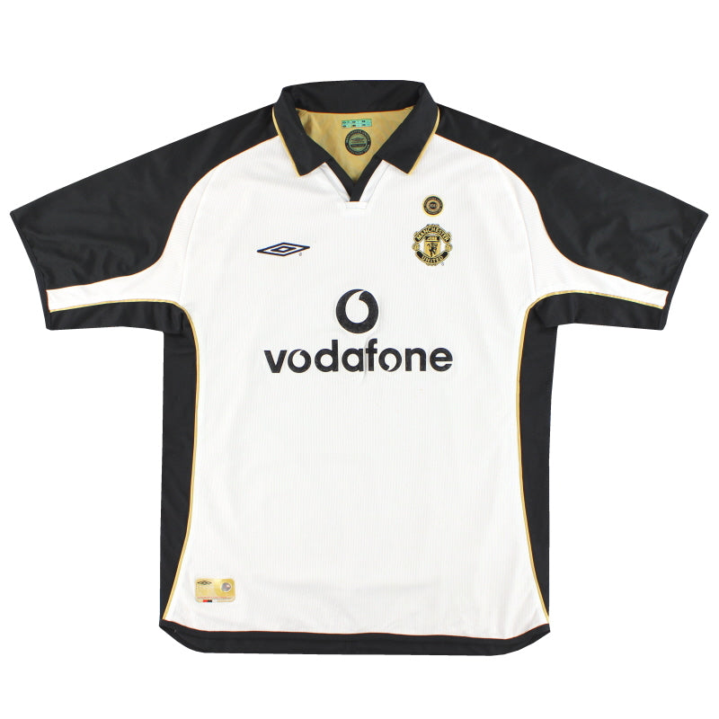 2001-02 Manchester United Umbro Centenary Shirt Veron #4 XL