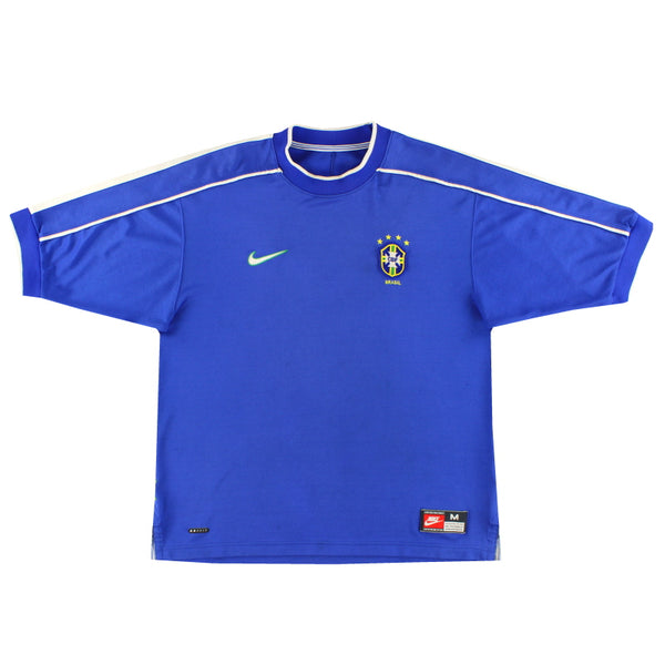 1998-00 Brazil Nike Away Shirt M | Vintage Football Shirts