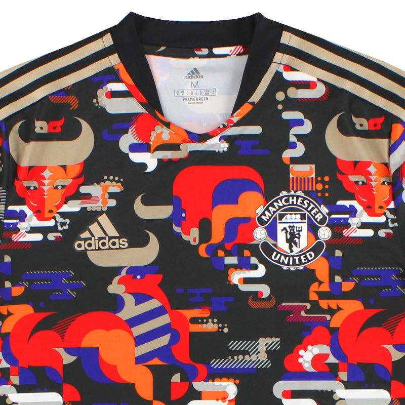 2021-22 Manchester United adidas CNY Training Shirt *Mint* M