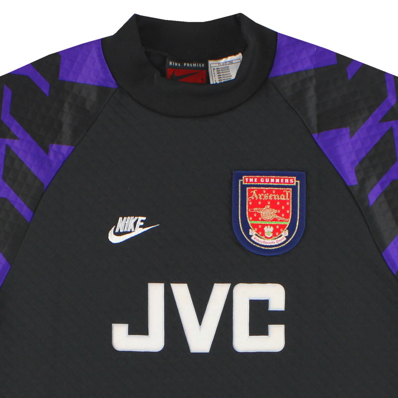 1995-97 Arsenal Nike Goalkeeper Shirt *Mint* S | Vintage Football