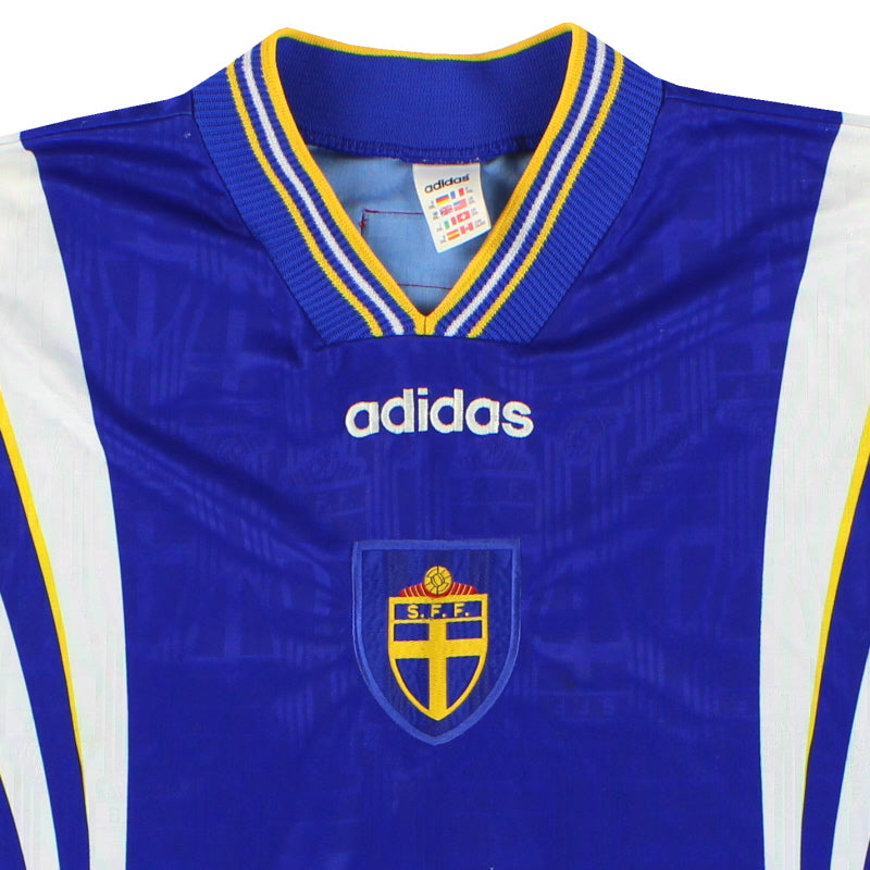 1996-98 Sweden adidas Away Shirt XXL | Vintage Football Shirts