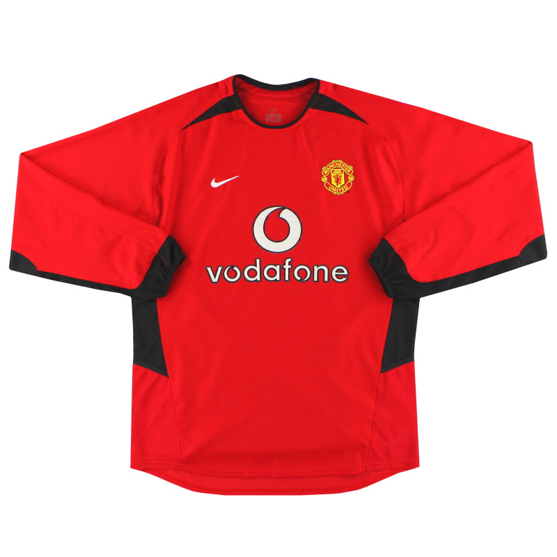 2002-04 Manchester United Nike Home Shirt Giggs #11 L/S M 184948