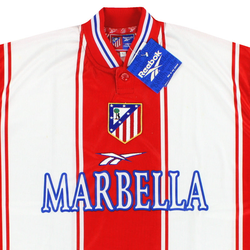 1999-00 Atletico Madrid Reebok Home Shirt *w/tags* L | Vintage
