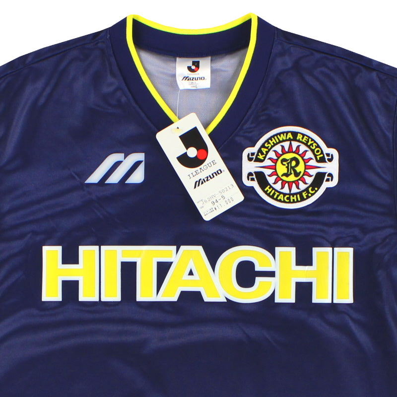 ウェア Kashiwa Reysol 1994-96 #9 Syuji Kusano 1994-96 Kashiwa Reysol Mizuno Away Shirt *w/tags* L J62HV-50213