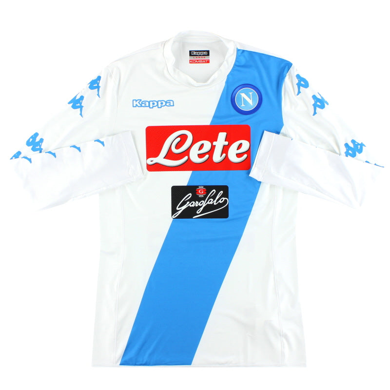2016-17 Napoli Kappa Authentic Away Shirt L/S *Mint* L 303KEE0