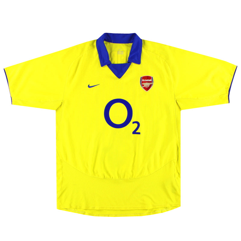 2003-04 Arsenal Nike Away Shirt Vieira #4 XL 112712 | Vintage