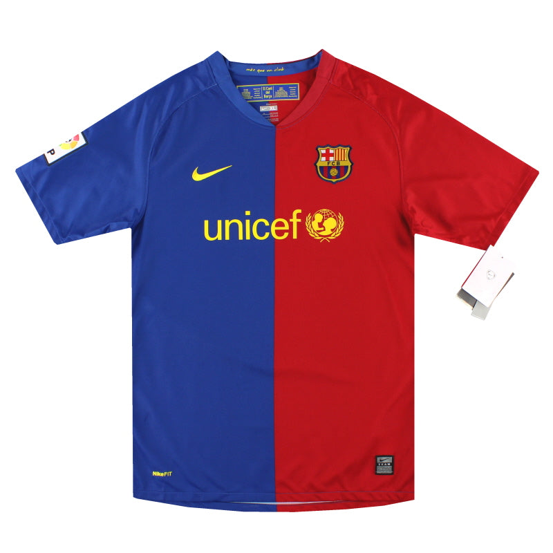 2008-09 Barcelona Nike Home Shirt *w/tags* XL.Boys 286805
