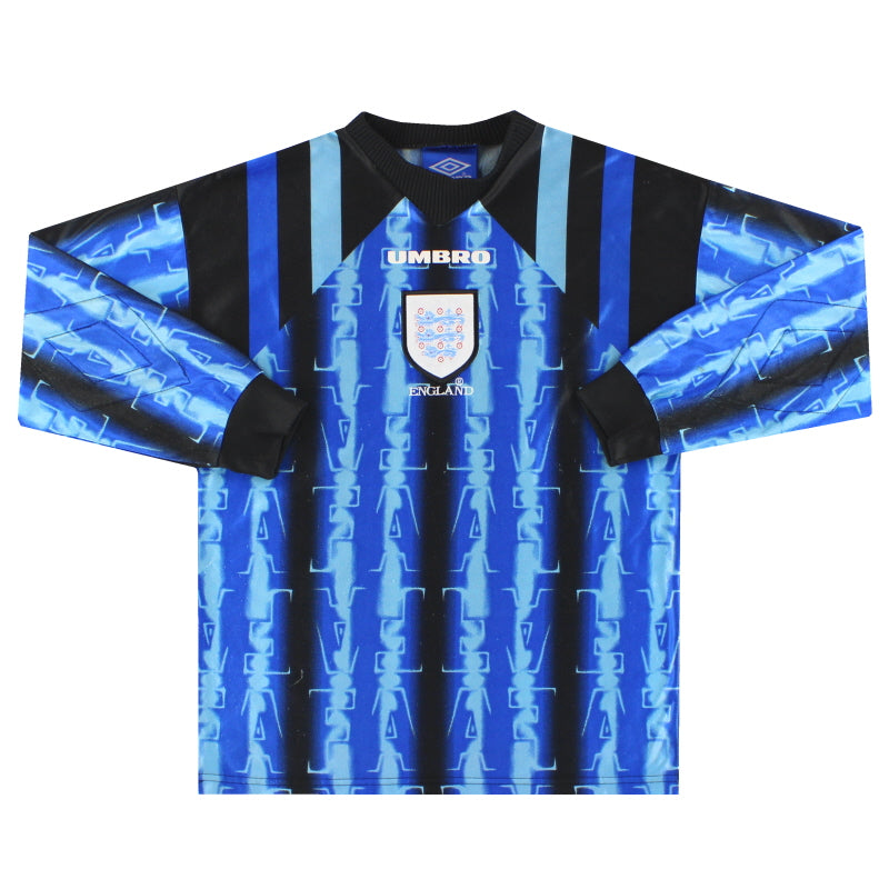 1997-98 England Umbro Goalkeeper Shirt Y | Vintage Football Shirts