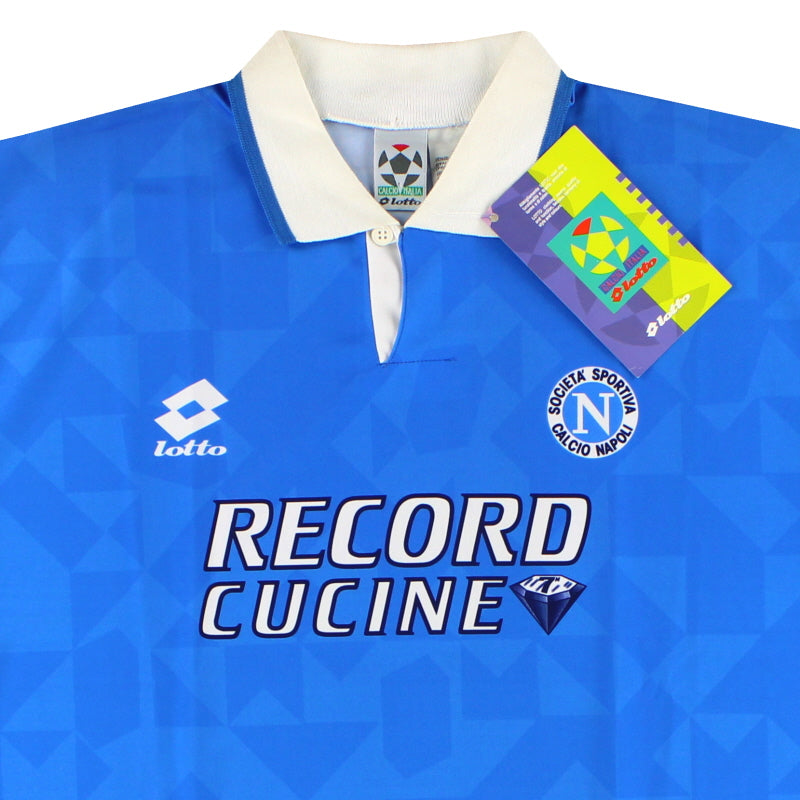 1994-96 Napoli Lotto Home Shirt *w/tags* XL | Vintage Football Shirts