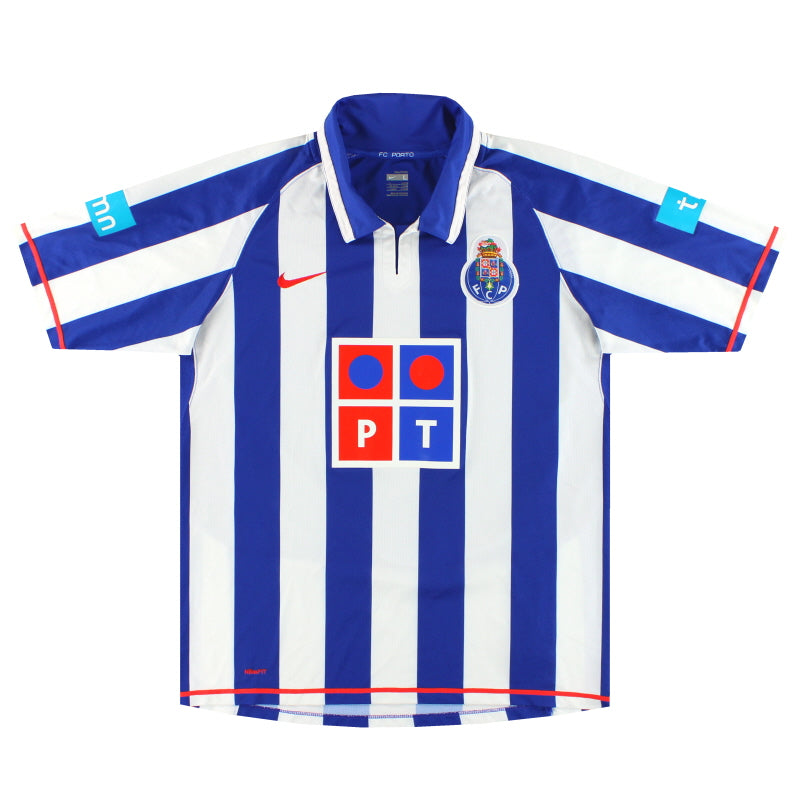 2007-08 Porto Nike Home Shirt Quaresma #7 L 237815-400 | Vintage