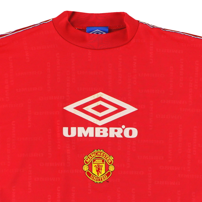 1998-99 Manchester United Umbro Training Top XL | Vintage Football