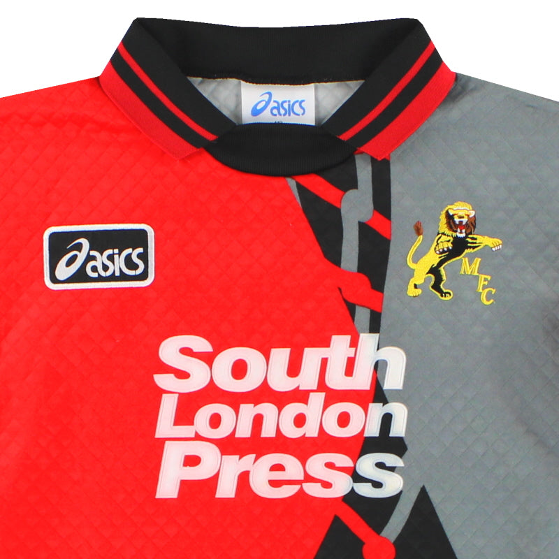 1996-97 Millwall Asics Goalkeeper Shirt M.Boys | Vintage Football