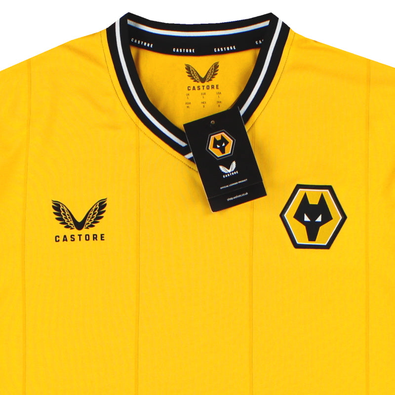 2023-24 Wolves Castore Pro Home Shirt L/S *w/tags* TM4138