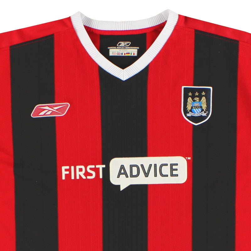 2003-04 Manchester City Reebok Away Shirt L/S XXL 234383 | Vintage