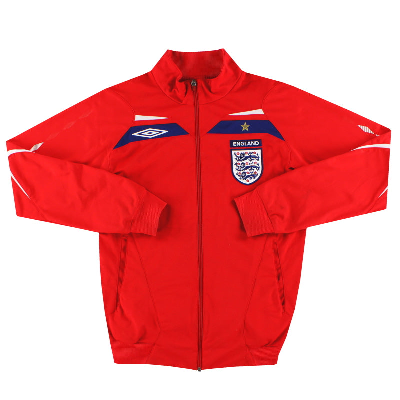 2008-10 England Umbro Track Jacket M | Vintage Football Shirts