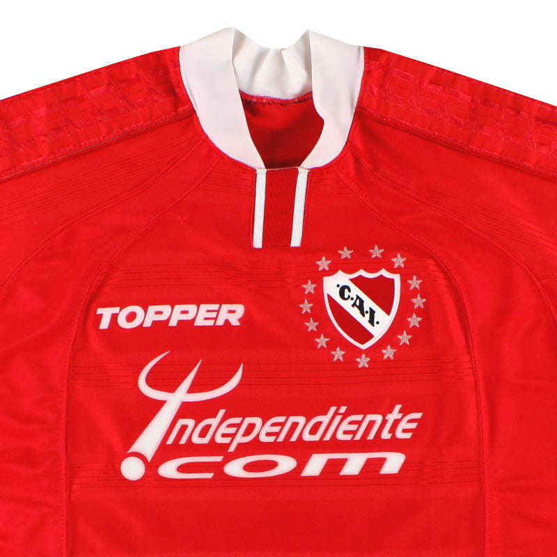 2002 Independiente Topper Home Shirt L | Vintage Football Shirts