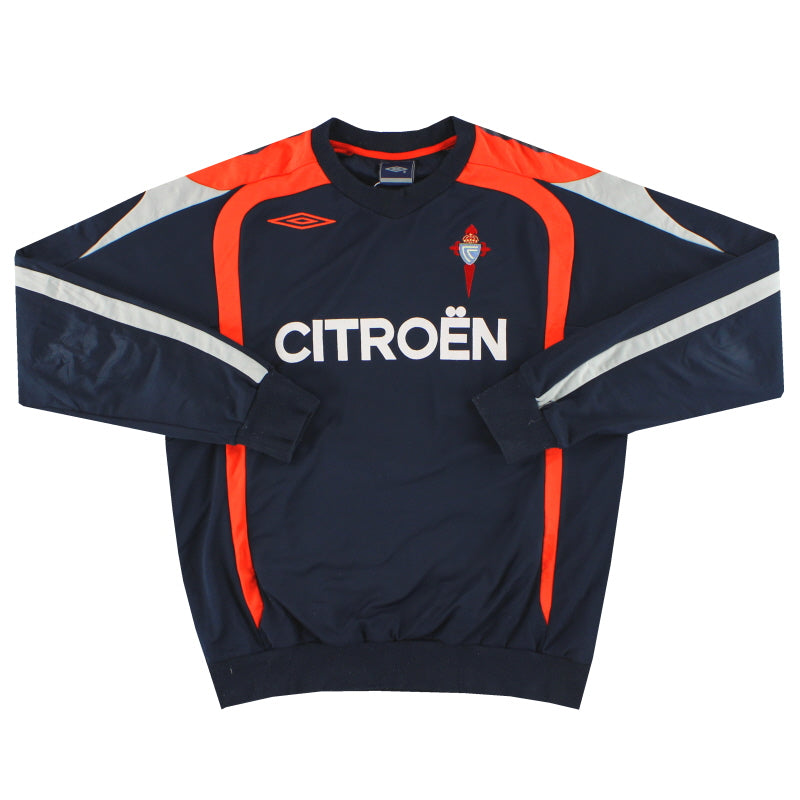 2005-06 Celta Vigo Umbro Sweatshirt L | Vintage Football Shirts