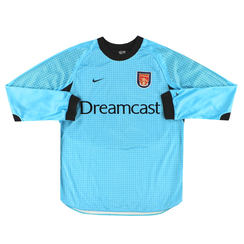 2000-01 Arsenal Nike Goalkeeper Shirt L | Vintage Football Shirts