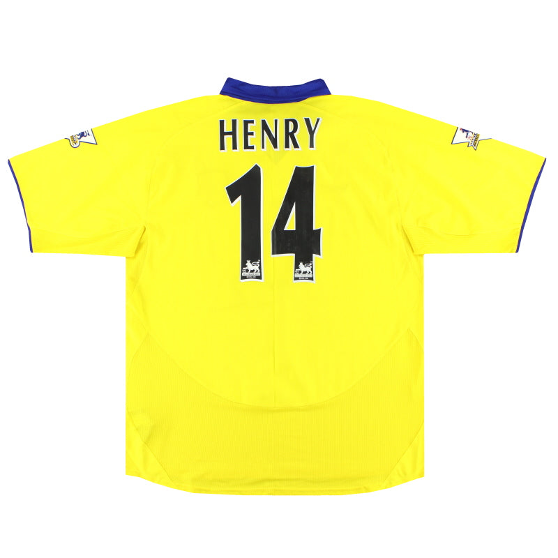 2003-05 Arsenal Nike Away Shirt Henry #14 XL 112712 | Vintage