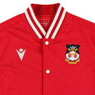 Wrexham 2025-26 Red varsity jacket with white collar