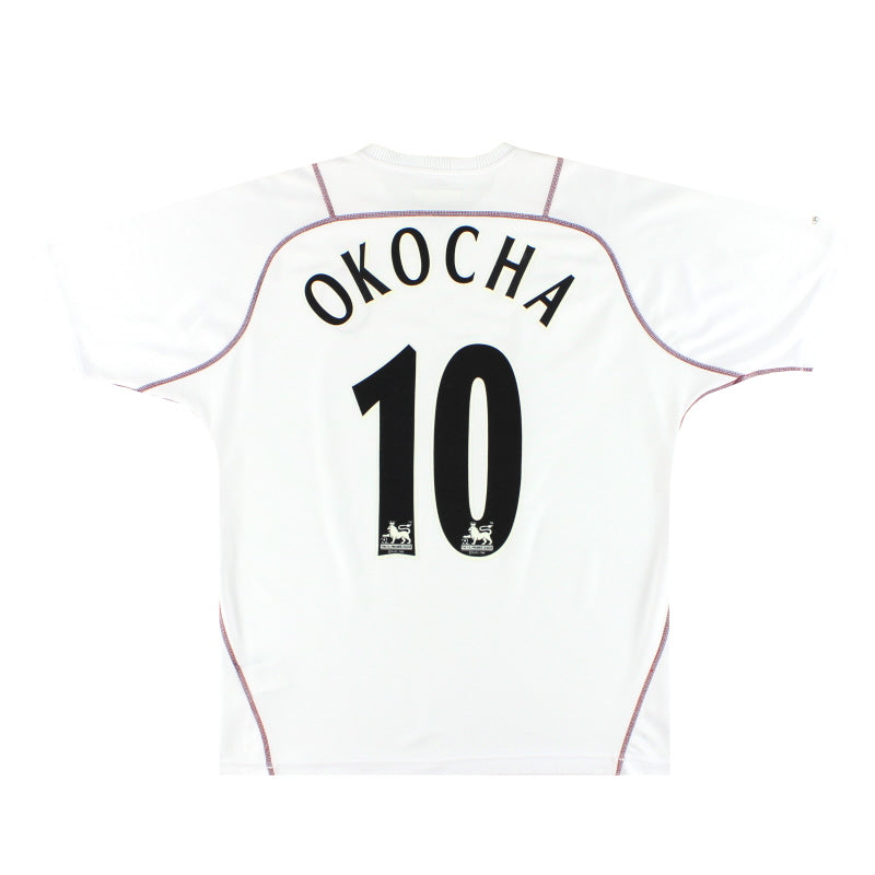 2003-05 Bolton Reebok Home Shirt Okocha #10 M 231173 | Vintage