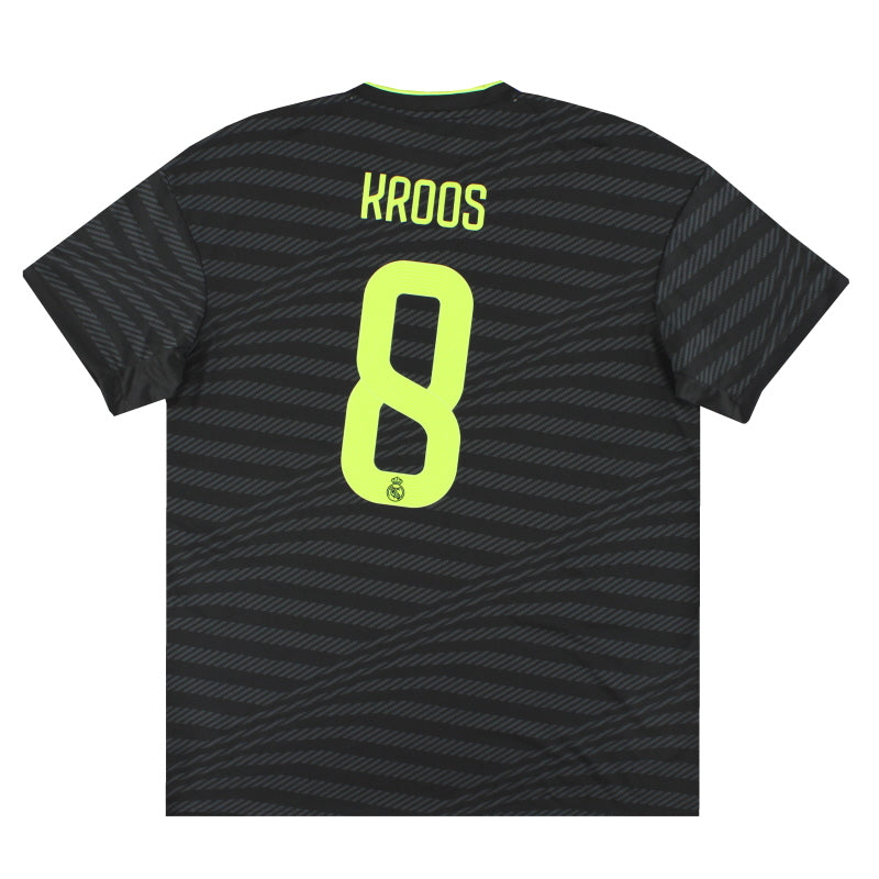 2022-23 Real Madrid adidas Third Shirt Kroos #8 *w/tags* XL HI1656
