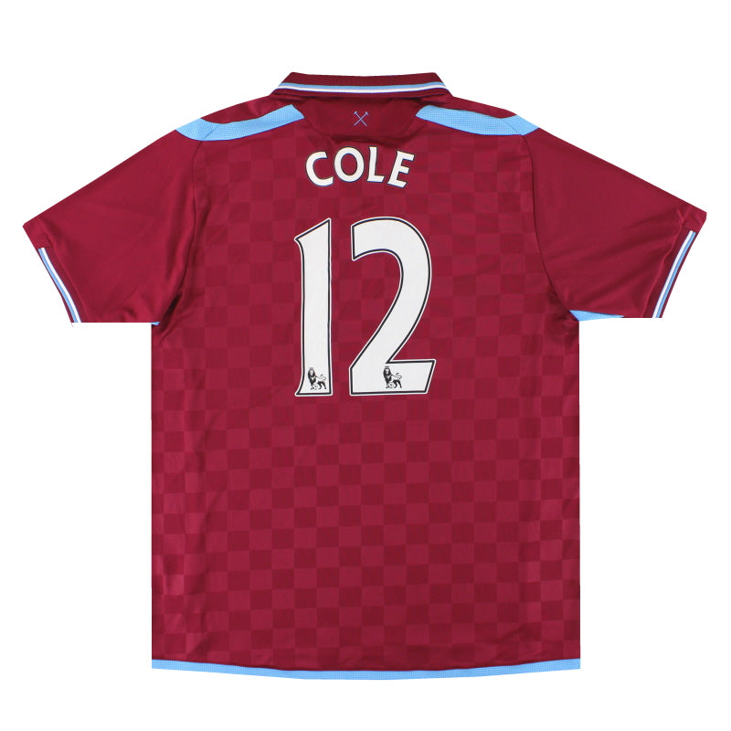 2009-10 West Ham Umbro Home Shirt Cole #12 *w/tags* L 736001
