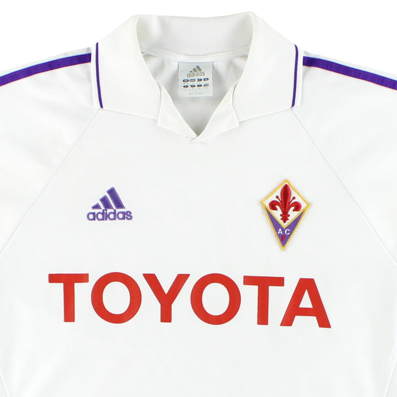 ACフィオレンティーナ04-05半袖 adidas TOYOTA 2004-05 Fiorentina adidas Away Shirt S | Vintage Football Shirts