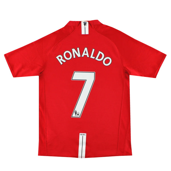 2007-09 Manchester United Nike Home Shirt Ronaldo #7 XL.Boys