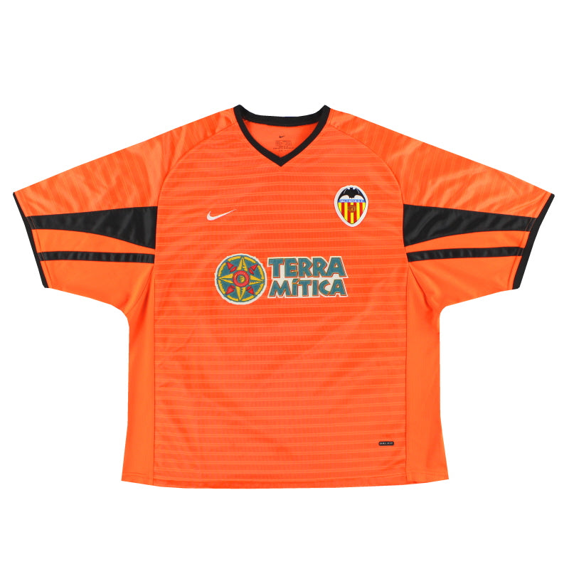 2001-02 Valencia Nike Away Shirt Aimar #35 L | Vintage Football Shirts
