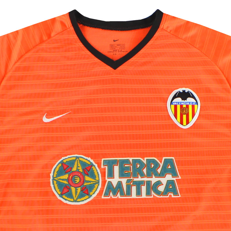 2001-02 Valencia Nike Away Shirt Aimar #35 L | Vintage Football Shirts