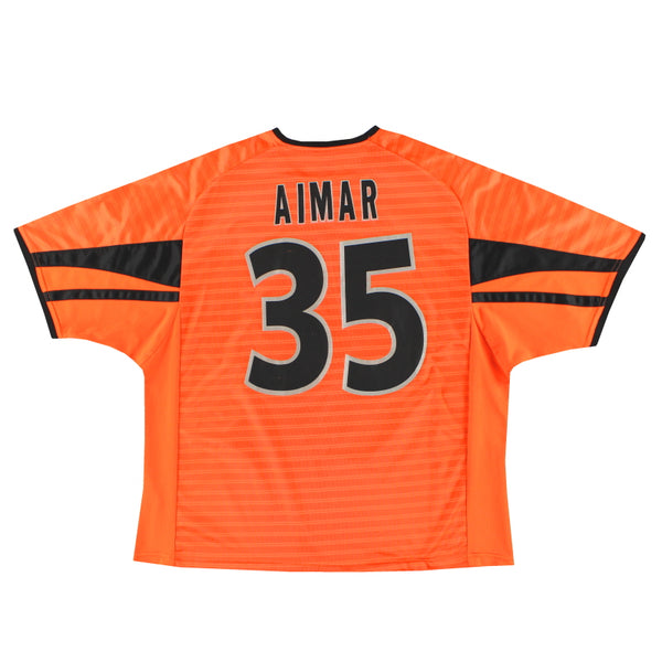 2001-02 Valencia Nike Away Shirt Aimar #35 L | Vintage Football Shirts