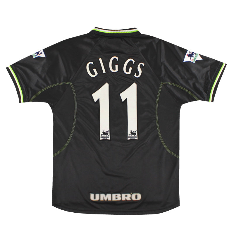 1998-99 Manchester United Umbro Third Shirt Giggs #11 L | Vintage