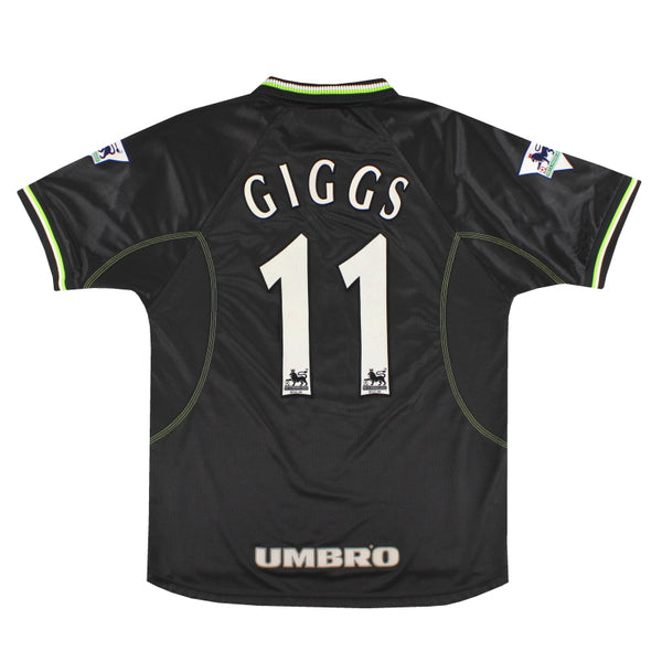 1999 Manchester United giggsユニフォーム Ryan Giggs' Manchester United 1999 Signed Replica Shirt