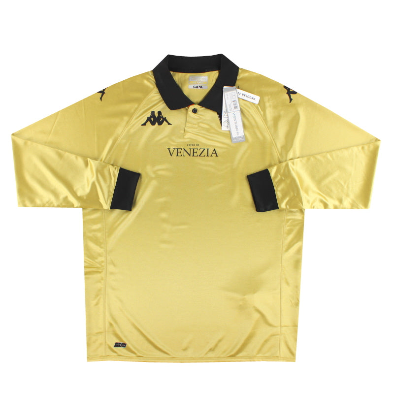 ノ*エ様 Kappa Venezia サッカー ユニフォーム 長袖 イエロー L 2022-23 Venezia Kappa Third Shirt L/S *w/tags* XL 331G2HW