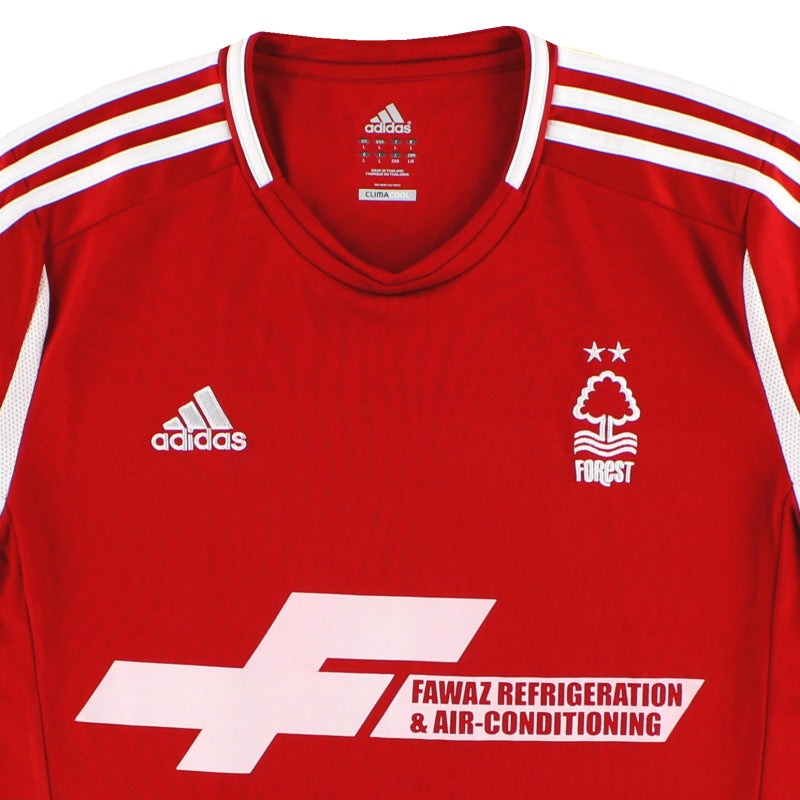 2013-14 Nottingham Forest adidas Home Shirt L | Vintage Football