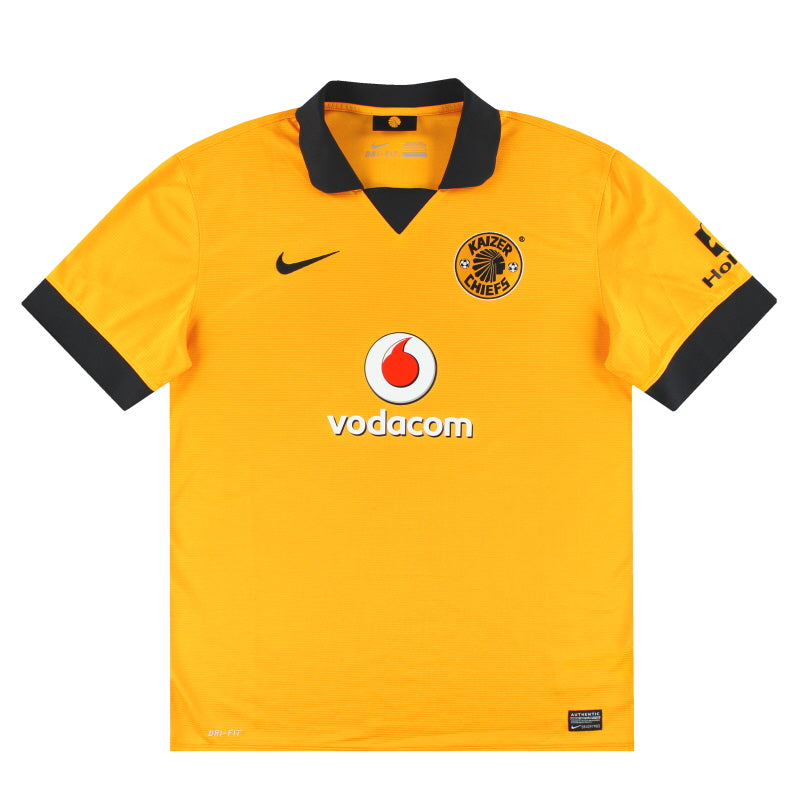 2013-14 Kaizer Chiefs Nike Home Shirt L 544592-761 | Vintage